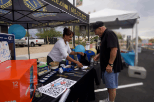 Accident Justice at the West Valley Mavericks event October 2025.